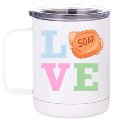 Soap Maker Love Soap Making Gift 12 oz Stainless Steel Tumbler Cup