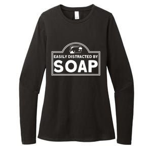 Soap Making Lovers Easily Distracted By Soap Maker Gift Womens CVC Long Sleeve Shirt