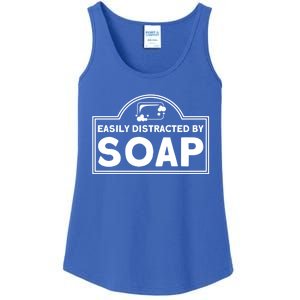 Soap Making Lovers Easily Distracted By Soap Maker Gift Ladies Essential Tank