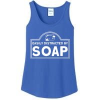 Soap Making Lovers Easily Distracted By Soap Maker Gift Ladies Essential Tank