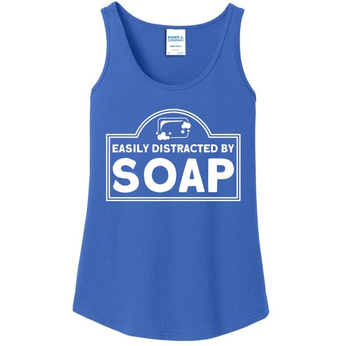 Soap Making Lovers Easily Distracted By Soap Maker Gift Ladies Essential Tank