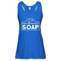 Soap Making Lovers Easily Distracted By Soap Maker Gift Ladies Essential Flowy Tank