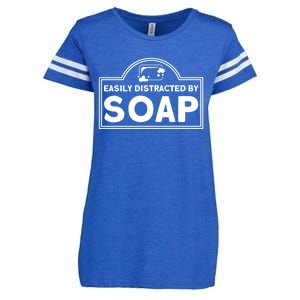 Soap Making Lovers Easily Distracted By Soap Maker Gift Enza Ladies Jersey Football T-Shirt