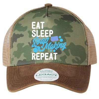 Soap Making Lovers Eat Sleep Soap Maker Cool Gift Legacy Tie Dye Trucker Hat