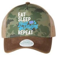 Soap Making Lovers Eat Sleep Soap Maker Cool Gift Legacy Tie Dye Trucker Hat