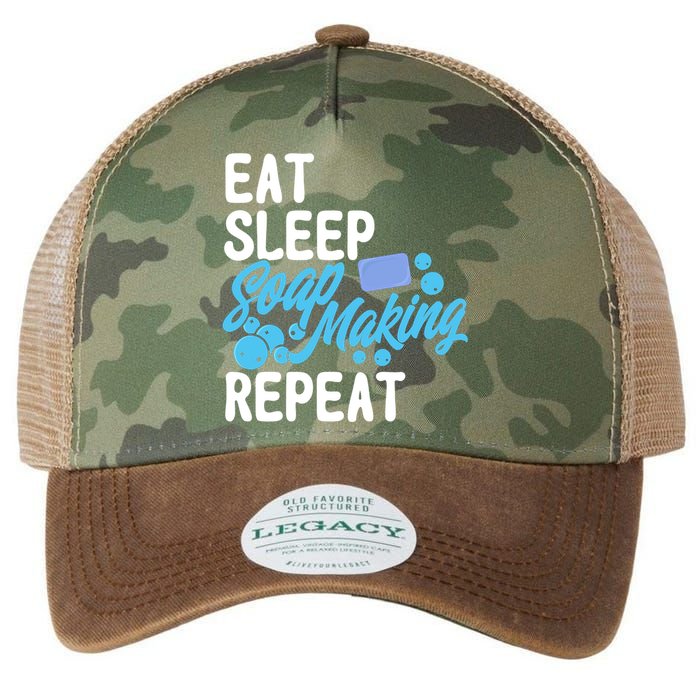 Soap Making Lovers Eat Sleep Soap Maker Cool Gift Legacy Tie Dye Trucker Hat