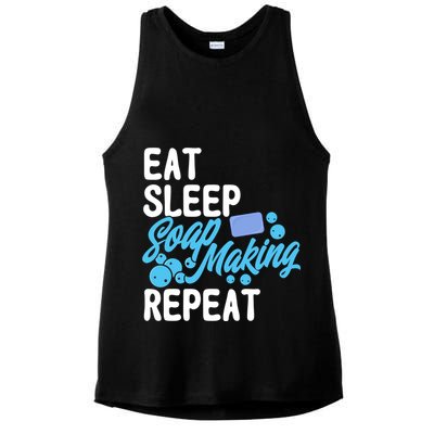 Soap Making Lovers Eat Sleep Soap Maker Cool Gift Ladies PosiCharge Tri-Blend Wicking Tank