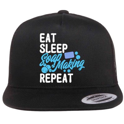 Soap Making Lovers Eat Sleep Soap Maker Cool Gift Flatbill Hat