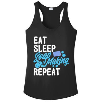 Soap Making Lovers Eat Sleep Soap Maker Cool Gift Ladies PosiCharge Competitor Racerback Tank