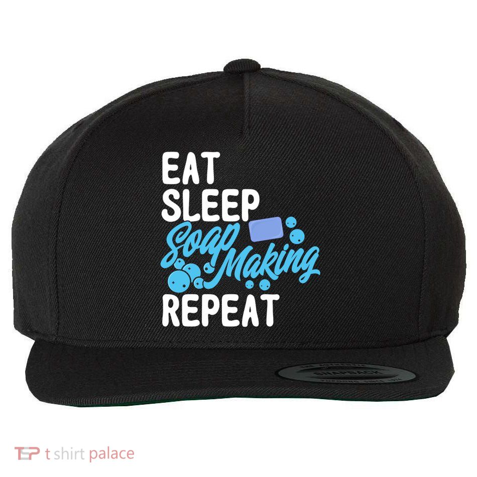 Soap Making Lovers Eat Sleep Soap Maker Cool Gift Wool Snapback Cap