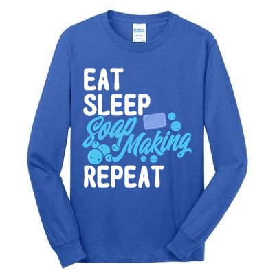 Soap Making Lovers Eat Sleep Soap Maker Cool Gift Tall Long Sleeve T-Shirt