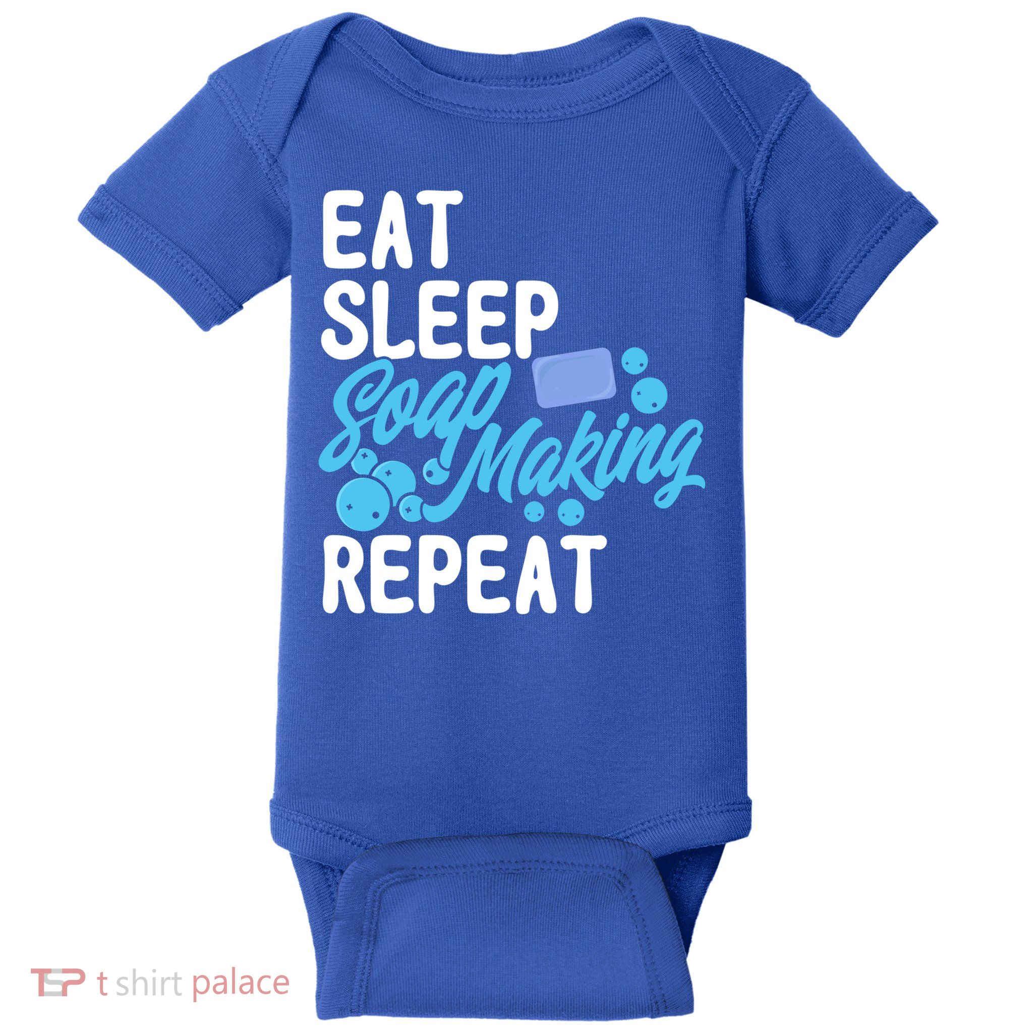 Soap Making Lovers Eat Sleep Soap Maker Cool Gift Baby Bodysuit