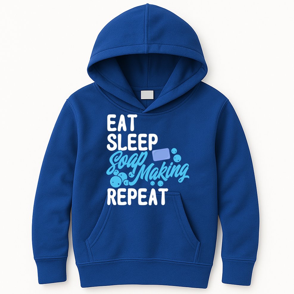 Soap Making Lovers Eat Sleep Soap Maker Cool Gift Kids Hoodie