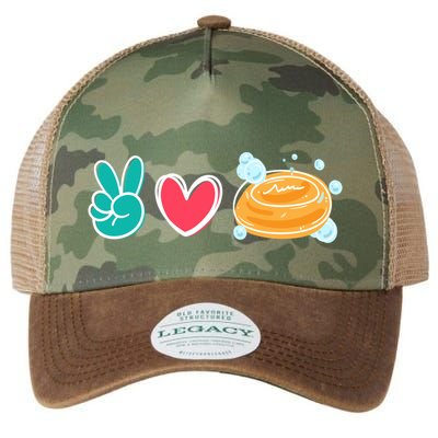 Soap Making Love I Soap Maker Lye Hygiene Great Gift Legacy Tie Dye Trucker Hat