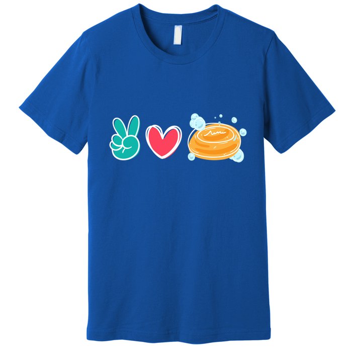 Soap Making Love I Soap Maker Lye Hygiene Great Gift Premium T-Shirt