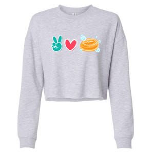 Soap Making Love I Soap Maker Lye Hygiene Great Gift Cropped Pullover Crew