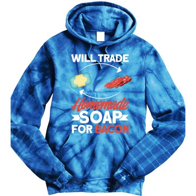 Soap Making Lovers Will Trade Bacon Homemade Soap Maker Gift Tie Dye Hoodie