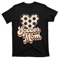 Soccer Mom Leopard Ball Mom Vintage Mother's Day T-Shirt