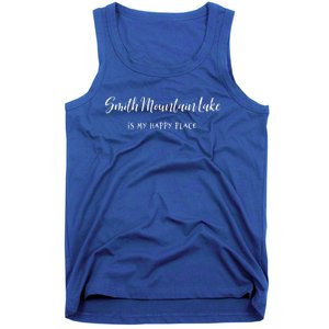 Smith Mountain Lake Va My Happy Place Gift Boating Fishing Funny Gift Tank Top