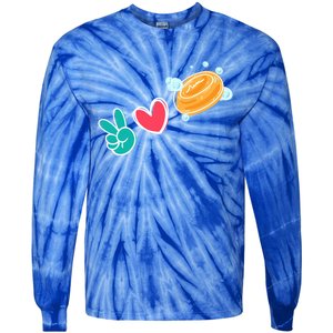 Soap Making Love I Soap Maker Lye Hygiene Gift Tie-Dye Long Sleeve Shirt