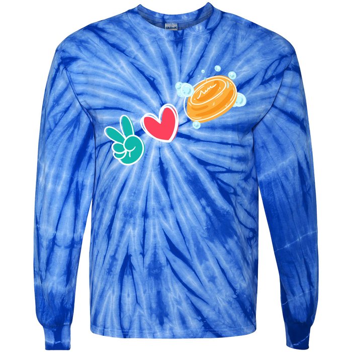 Soap Making Love I Soap Maker Lye Hygiene Gift Tie-Dye Long Sleeve Shirt