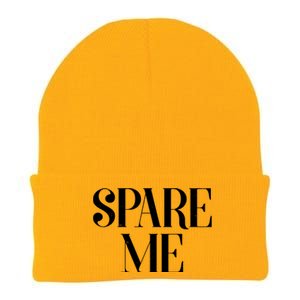 Spare Me Reality TV Show Meme Knit Cap Winter Beanie