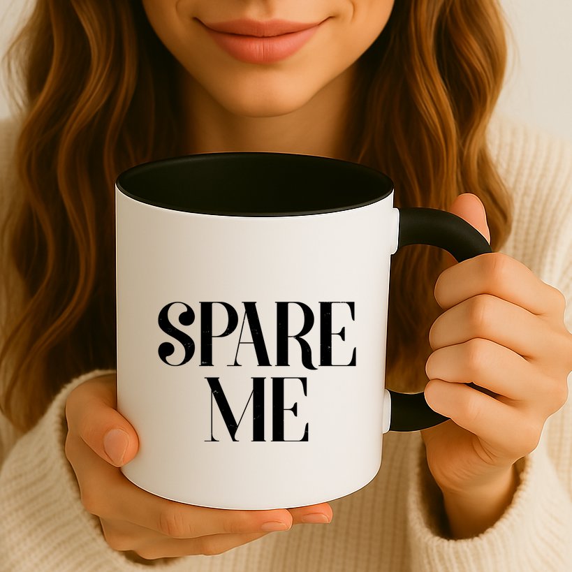 Spare Me Reality TV Show Meme Mug