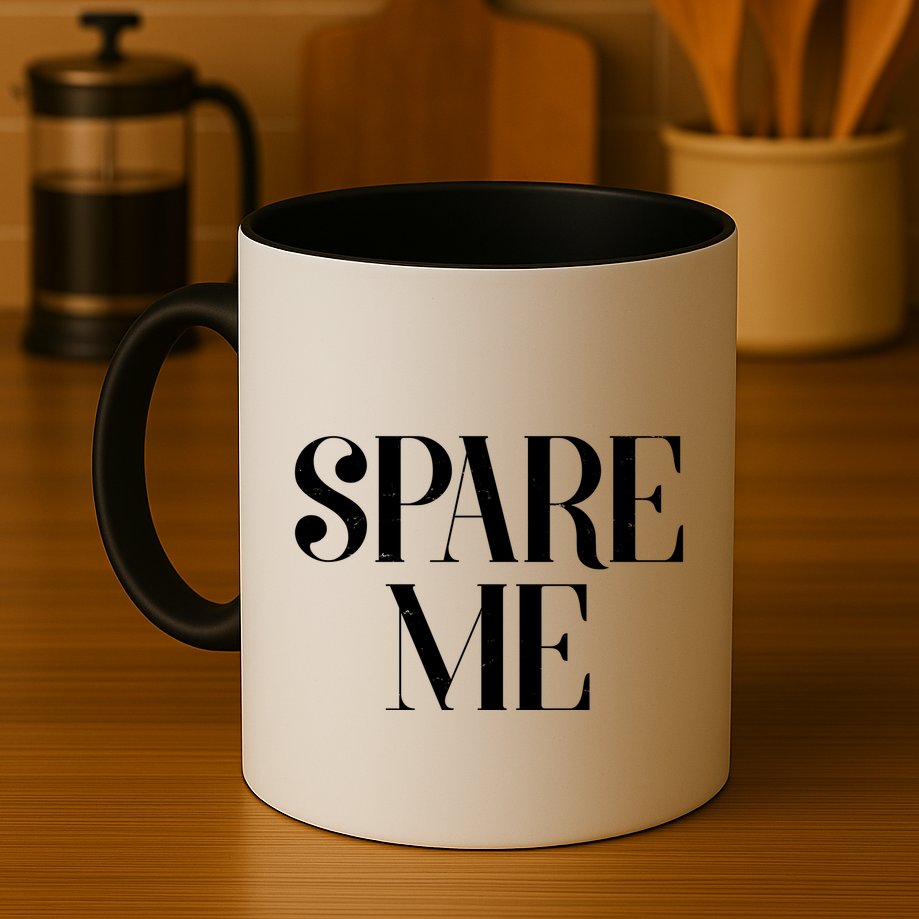 Spare Me Reality TV Show Meme Mug