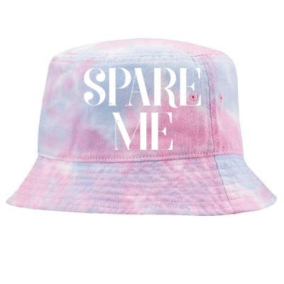 Spare Me Reality TV Show Meme Tie-Dyed Bucket Hat