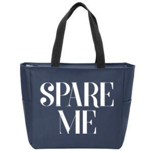 Spare Me Reality TV Show Meme Zip Tote Bag