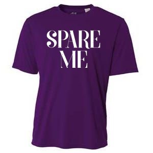 Spare Me Reality TV Show Meme Cooling Performance Crew T-Shirt