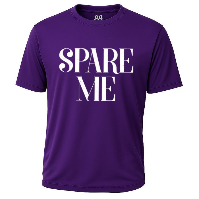 Spare Me Reality TV Show Meme Cooling Performance Crew T-Shirt