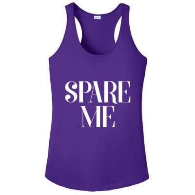 Spare Me Reality TV Show Meme Ladies PosiCharge Competitor Racerback Tank