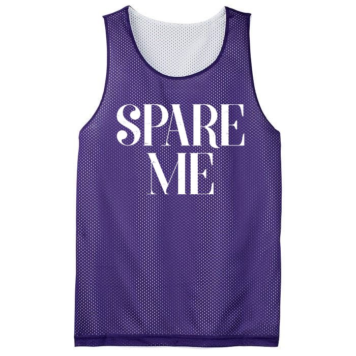 Spare Me Reality TV Show Meme Mesh Reversible Basketball Jersey Tank