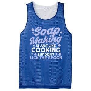 Soap Making Lovers Don't Lick The Spoon Soap Maker Cool Gift Mesh Reversible Basketball Jersey Tank