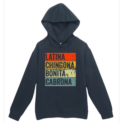 Soy Mujer Latina Chingona Bonita Cabrona Latino Women Pride Urban Pullover Hoodie