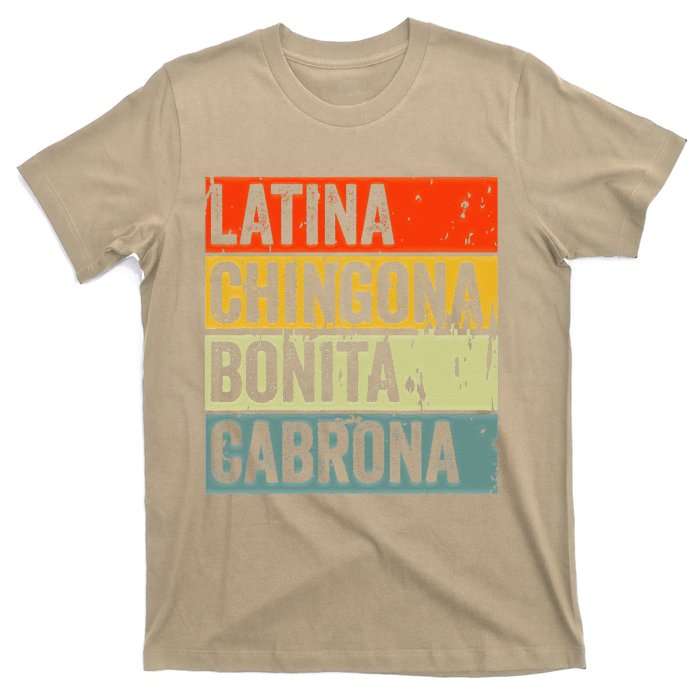 Soy Mujer Latina Chingona Bonita Cabrona Latino Women Pride T-Shirt