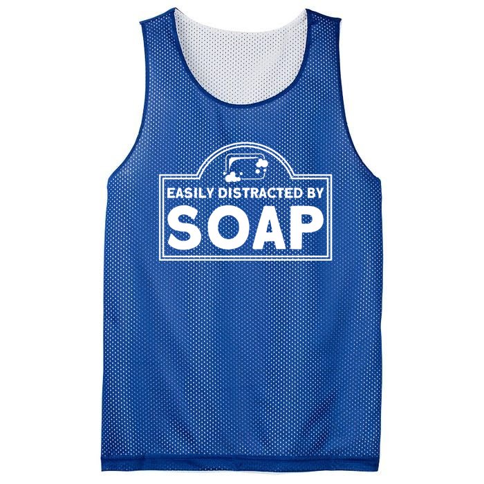 Soap Making Lovers Easily Distracted By Soap Maker Gift Mesh Reversible Basketball Jersey Tank