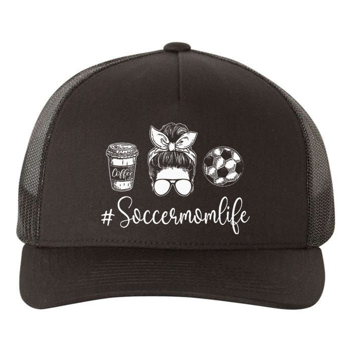 Soccer Mom Life Soccer Lover Soccer Mom Yupoong Adult 5-Panel Trucker Hat