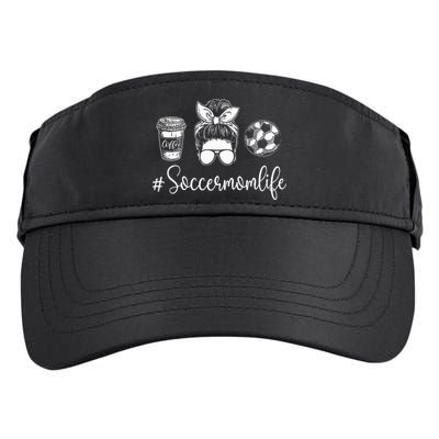 Soccer Mom Life Soccer Lover Soccer Mom Adult Drive Performance Visor