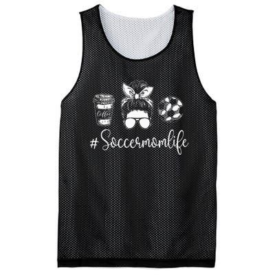 Soccer Mom Life Soccer Lover Soccer Mom Mesh Reversible Basketball Jersey Tank