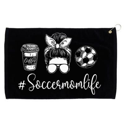 Soccer Mom Life Soccer Lover Soccer Mom Grommeted Golf Towel