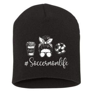 Soccer Mom Life Soccer Lover Soccer Mom Short Acrylic Beanie