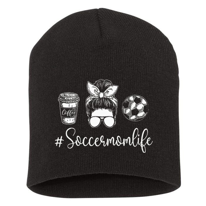 Soccer Mom Life Soccer Lover Soccer Mom Short Acrylic Beanie