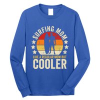 Surfing Mom Like A Regular Mom But Cooler Mother's Day Gift Long Sleeve Shirt