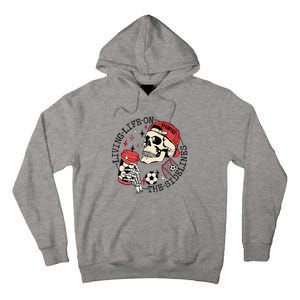 Soccer Mama Living Life On The Sidelines Skeleton Coffee Tall Hoodie