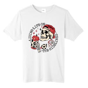 Soccer Mama Living Life On The Sidelines Skeleton Coffee Tall Fusion ChromaSoft Performance T-Shirt