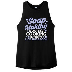 Soap Making Lovers Don't Lick The Spoon Soap Maker Great Gift Ladies PosiCharge Tri-Blend Wicking Tank