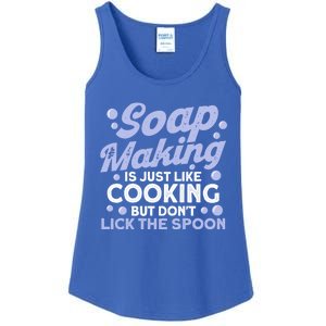 Soap Making Lovers Don't Lick The Spoon Soap Maker Great Gift Ladies Essential Tank