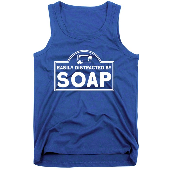 Soap Making Lovers Easily Distracted By Soap Maker Cool Gift Tank Top